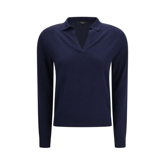Blue Viscose Sweatshirt