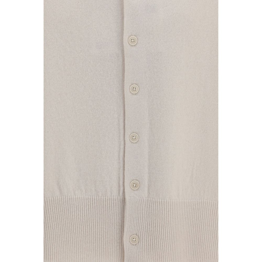 Beige Cashmere Cardigan