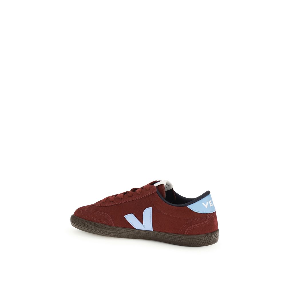 Bordeaux Calf Leather Bos Taurus Athletic Sneakers
