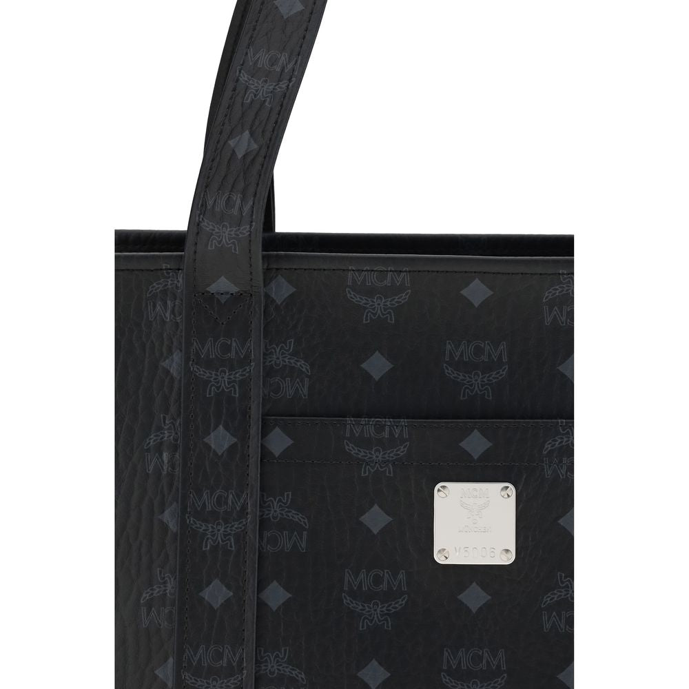 Black Fabric Shoulder Bag
