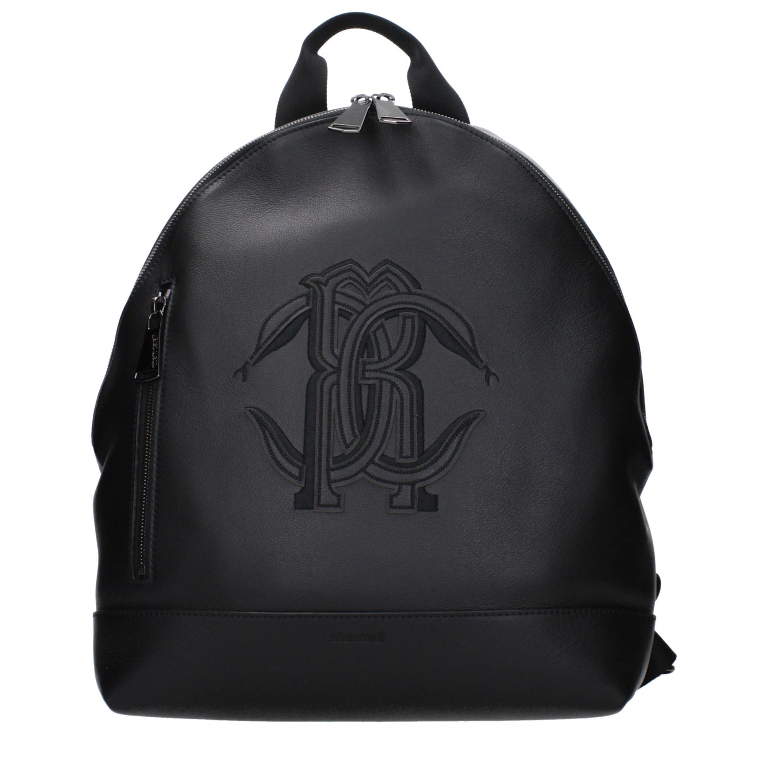 Black Leather Backpack