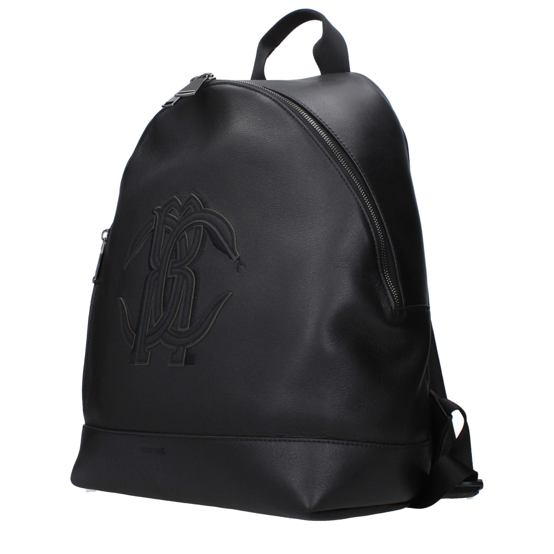 Black Leather Backpack