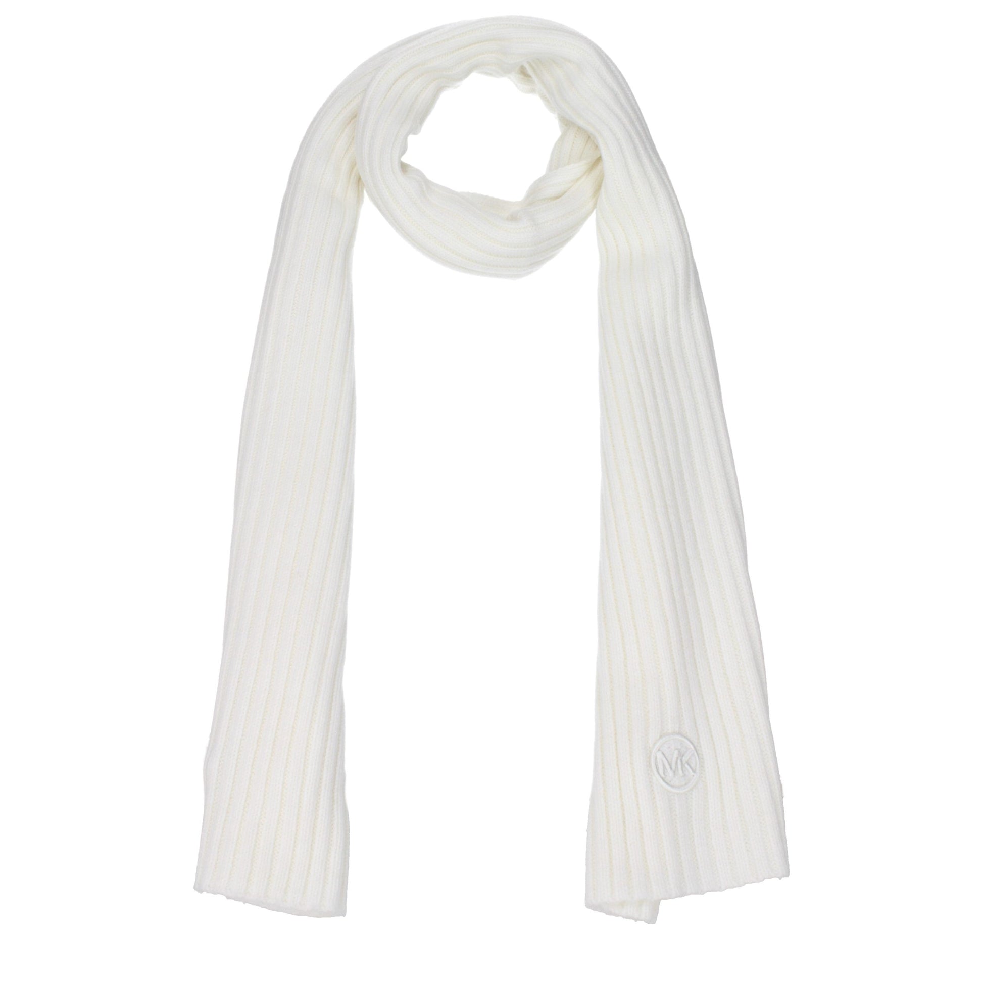 White Polyester Scarf