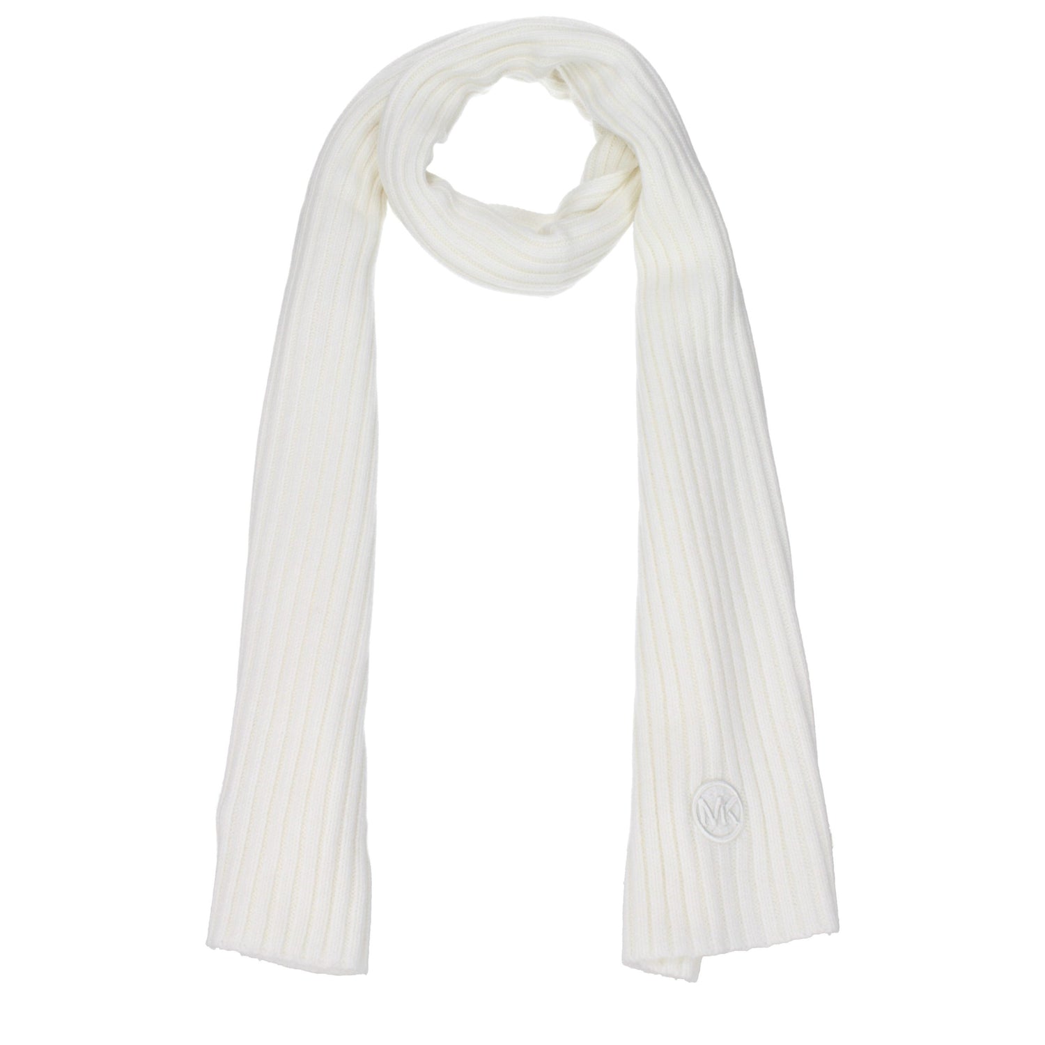 White Polyester Scarf
