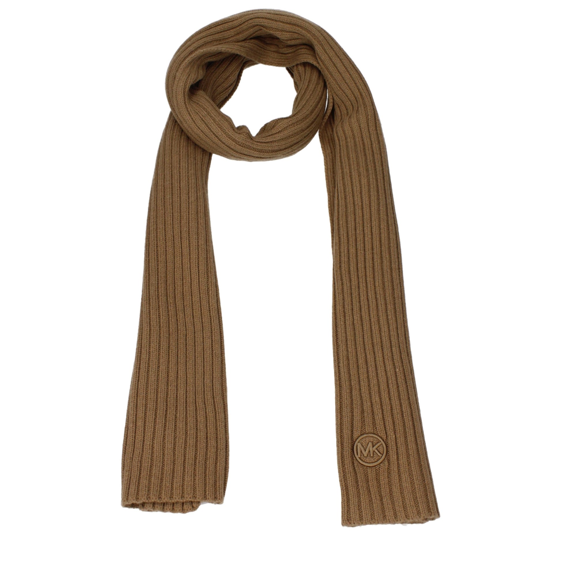 Brown Polyester Scarf
