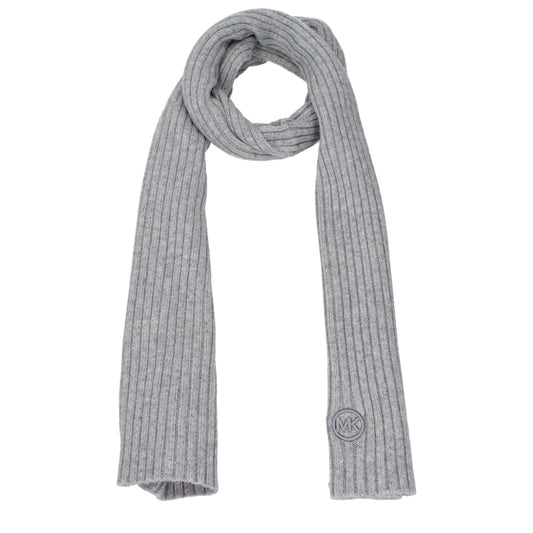 Gray Polyester Scarf