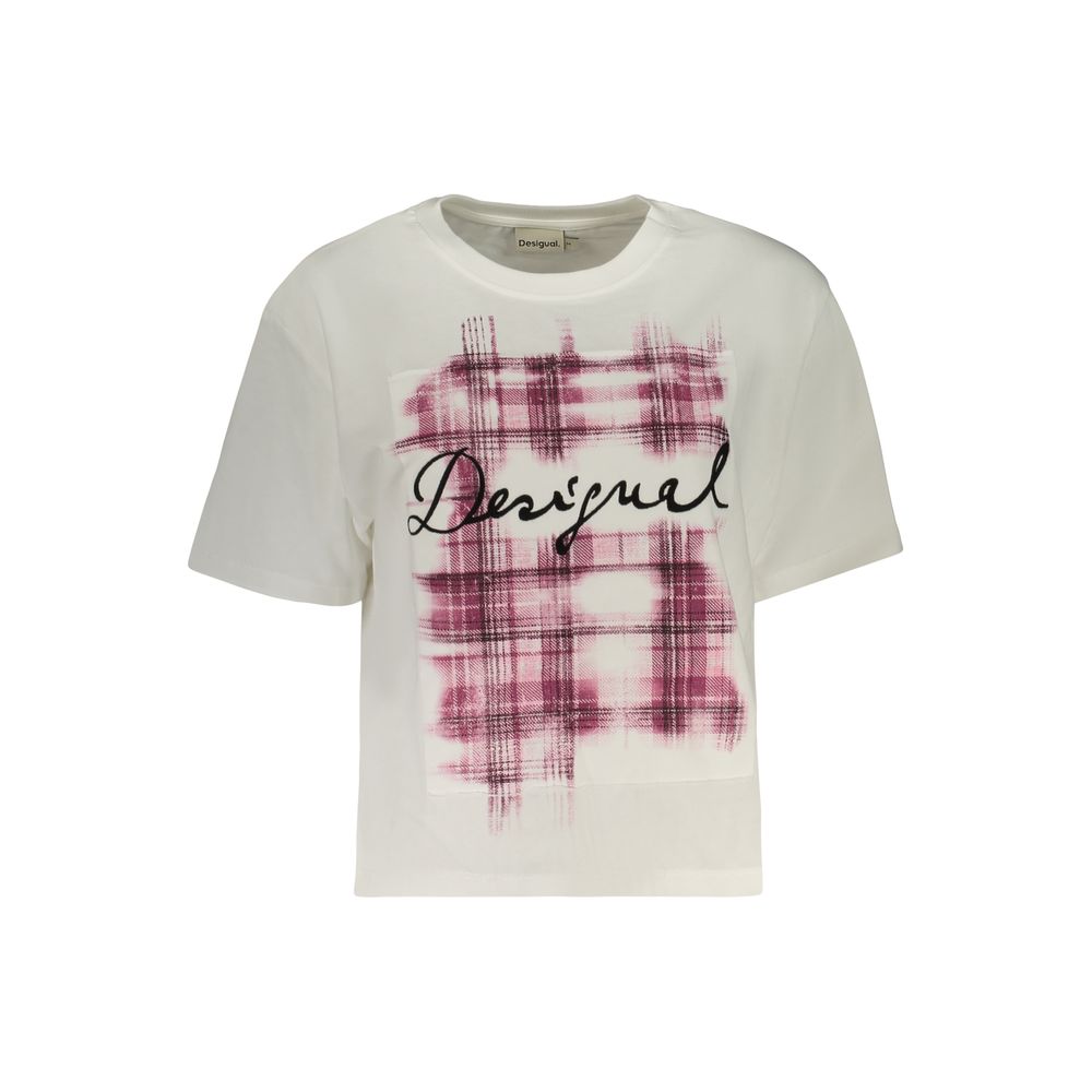 Bianco Cotton Women T-Shirt