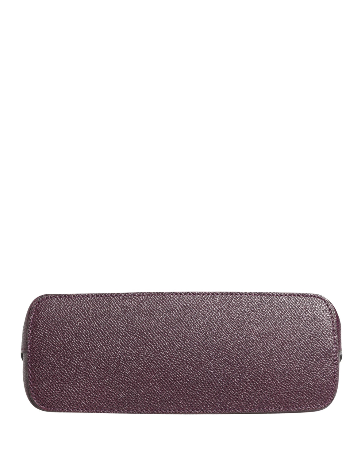 Dark Purple Leather DG Logo Zip Around Hand Purse Wallet