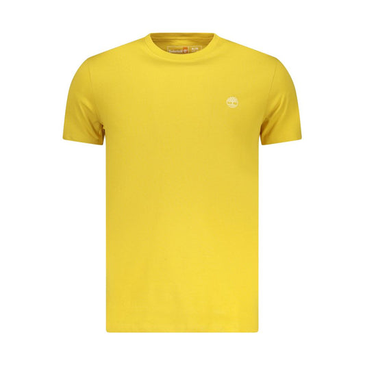 Yellow Cotton Mens T-Shirt