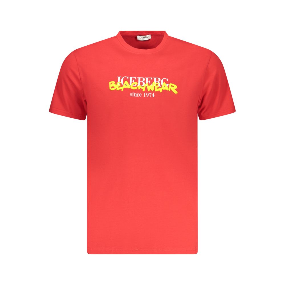 Red Cotton Men's T-Shirt