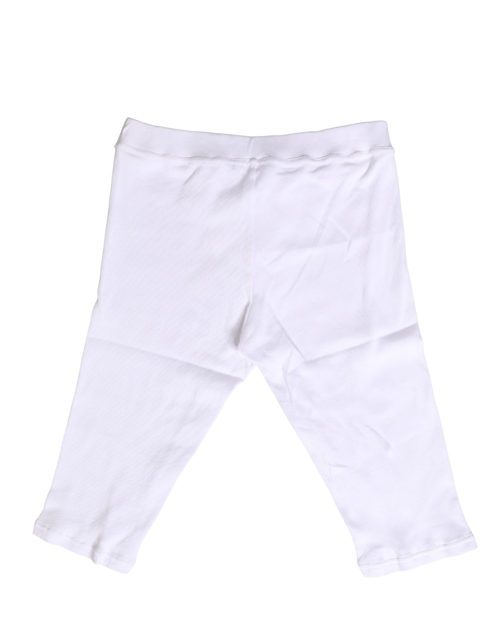 White Cotton Short Johns Men Pants Underwear
