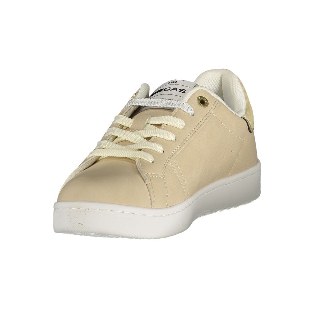 Beige Polyester Women Sneaker