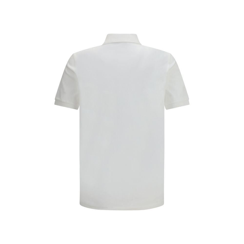 White Cotton Polo Shirt