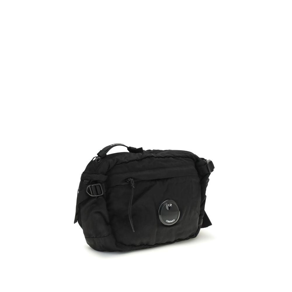 Black Polyamide Shoulder Bag