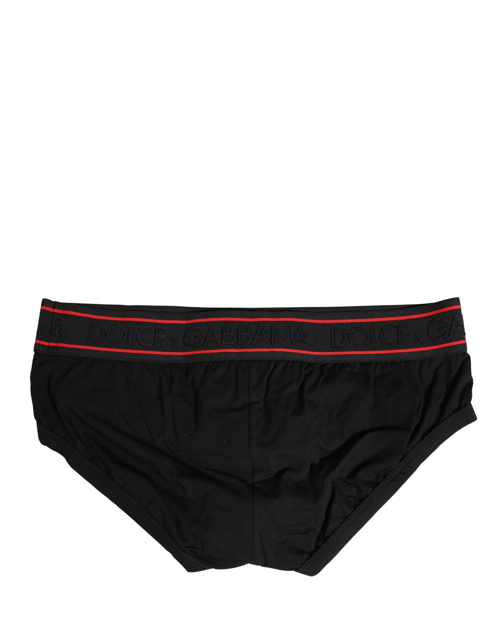 Black Logo Waistband Brando Brief Underwear