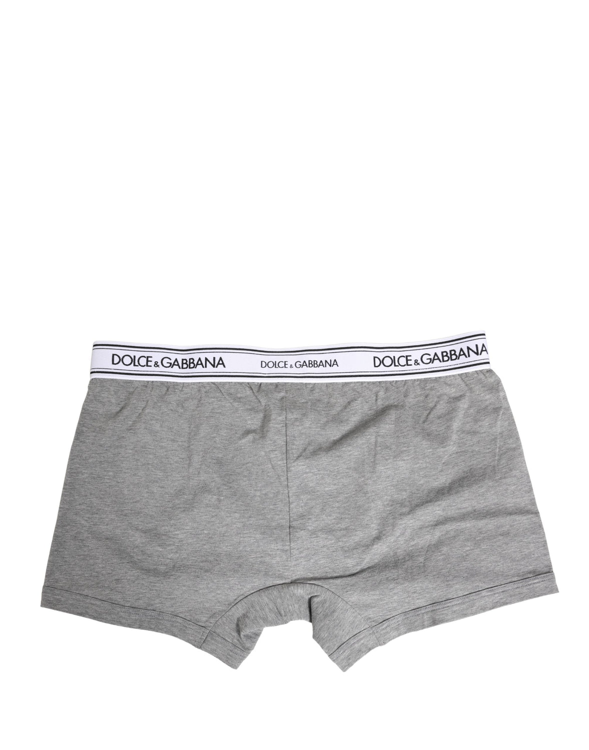 Gray Logo Waistband Cotton Men Boxer Underwear