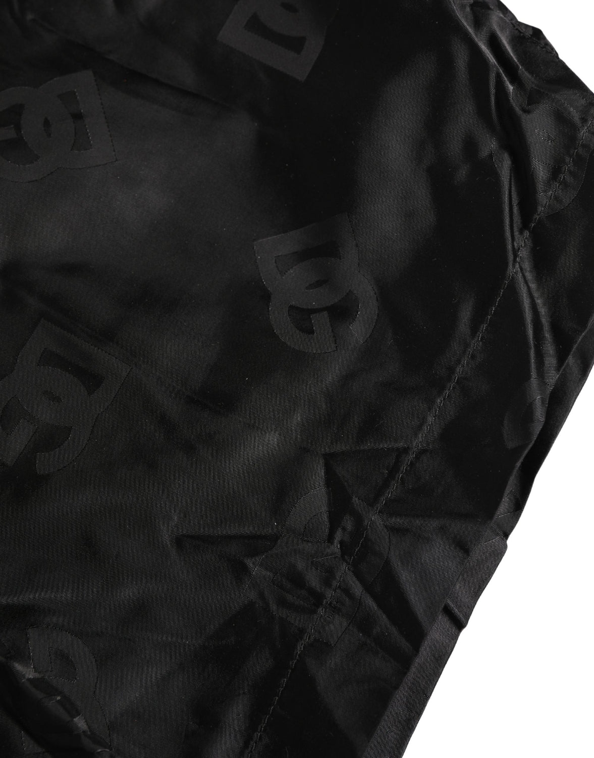 Black Logo Drawstring Beachwear Shorts Swimwear