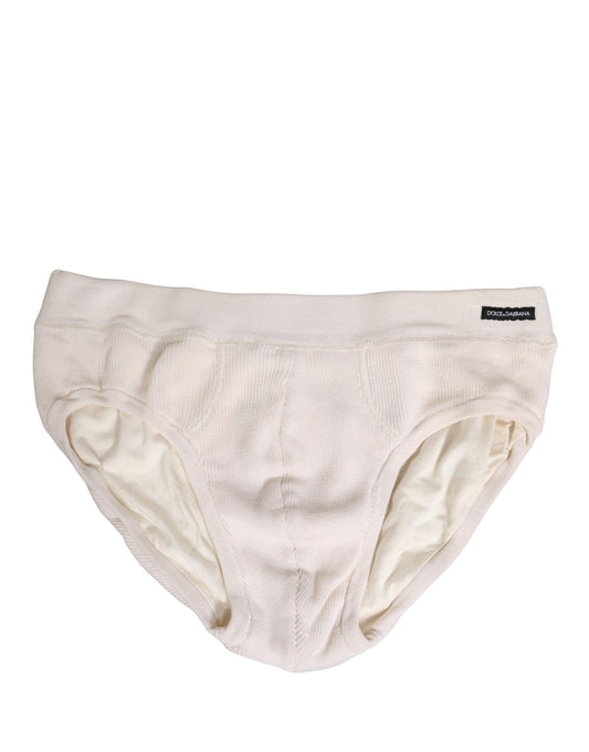 Off White Logo Silk Men Briefs Underwear