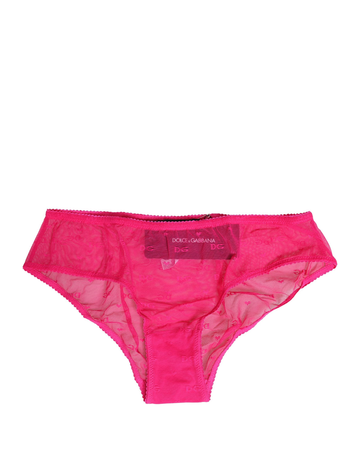 Pink Lace Cheekini Lingerie Panty Brief Underwear