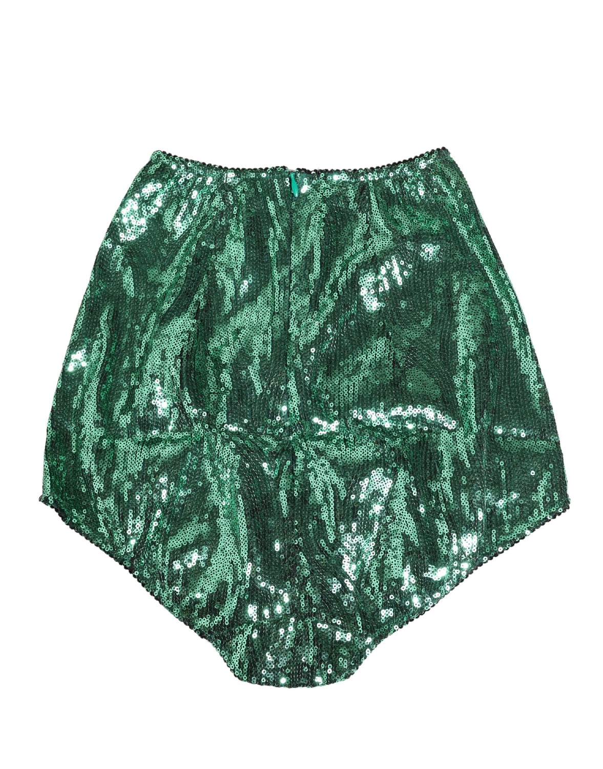 Green Sequin Nylon High Waist Girdle Underwear