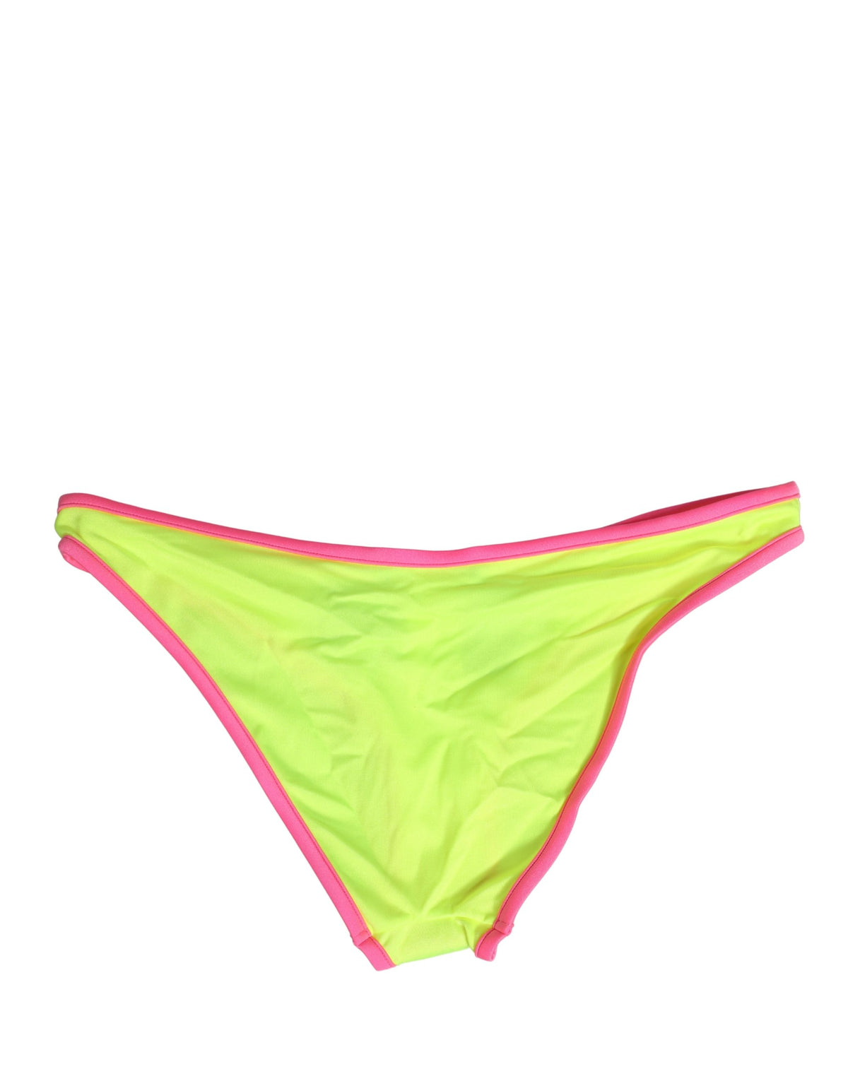 Yellow Pink Nylon Bottom Beachwear Bikini Underwear