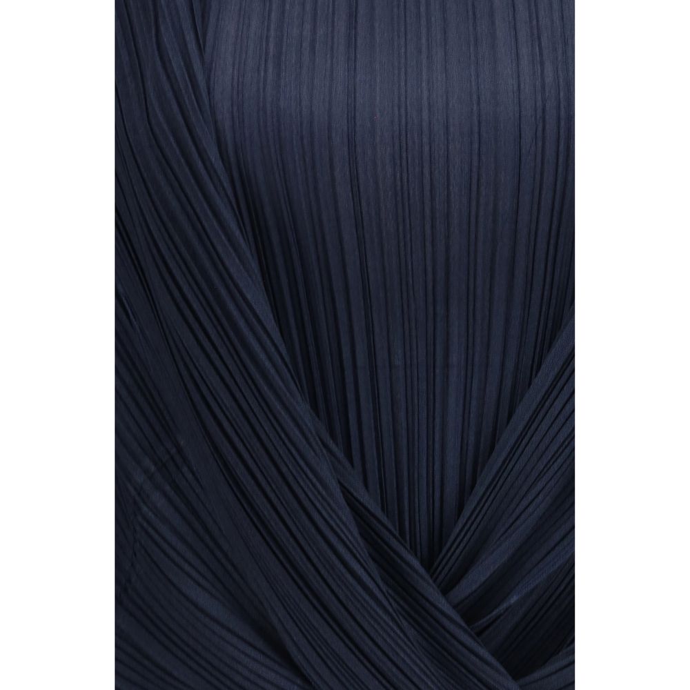 Blue Viscose Pattern Shirt