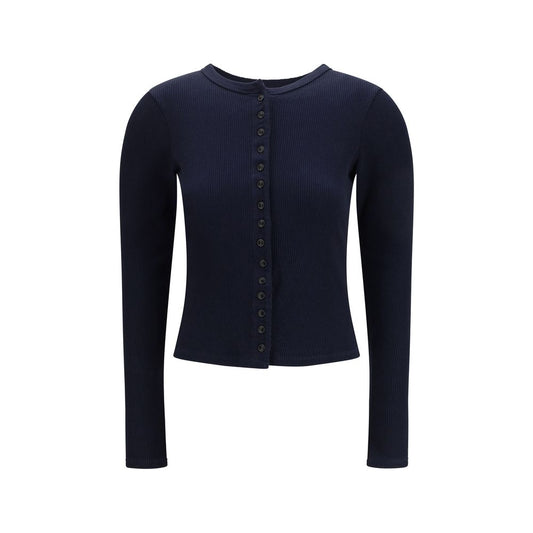 Blue Cotton Cardigan