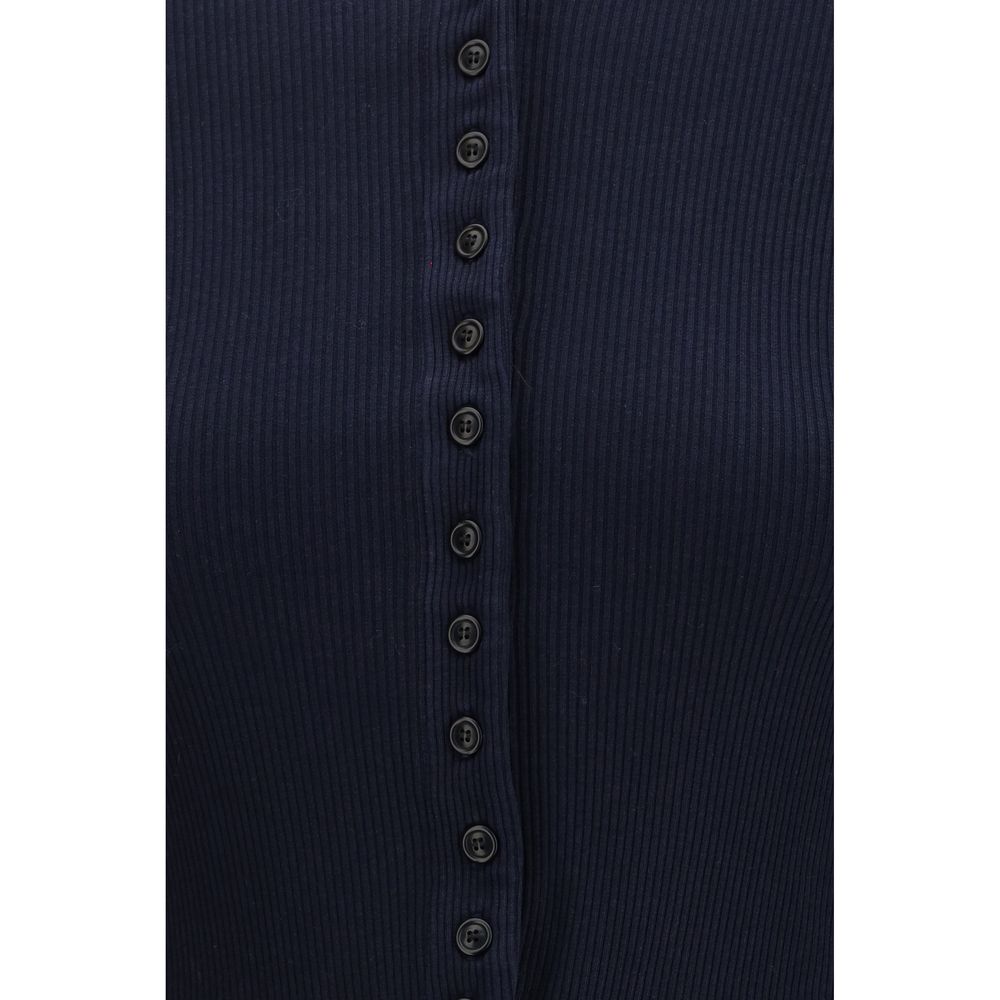 Blue Cotton Cardigan