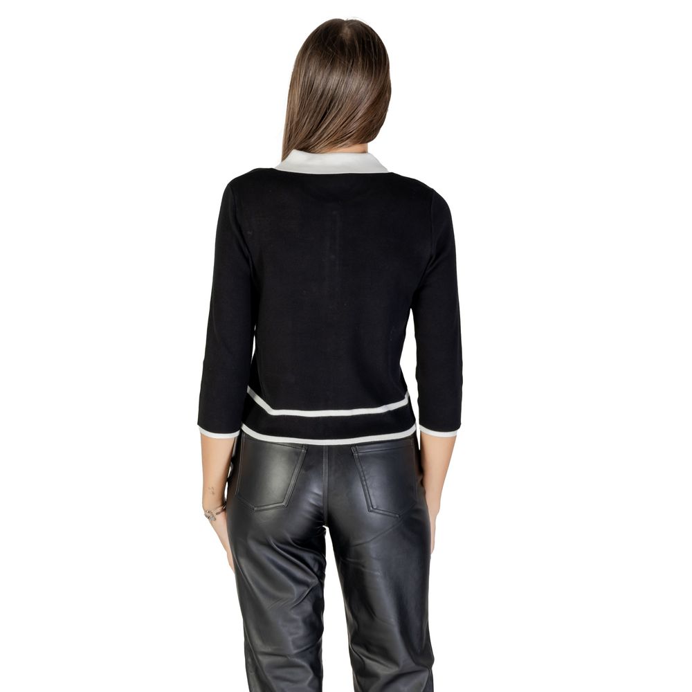 Black And White Viscose Sweatshirt