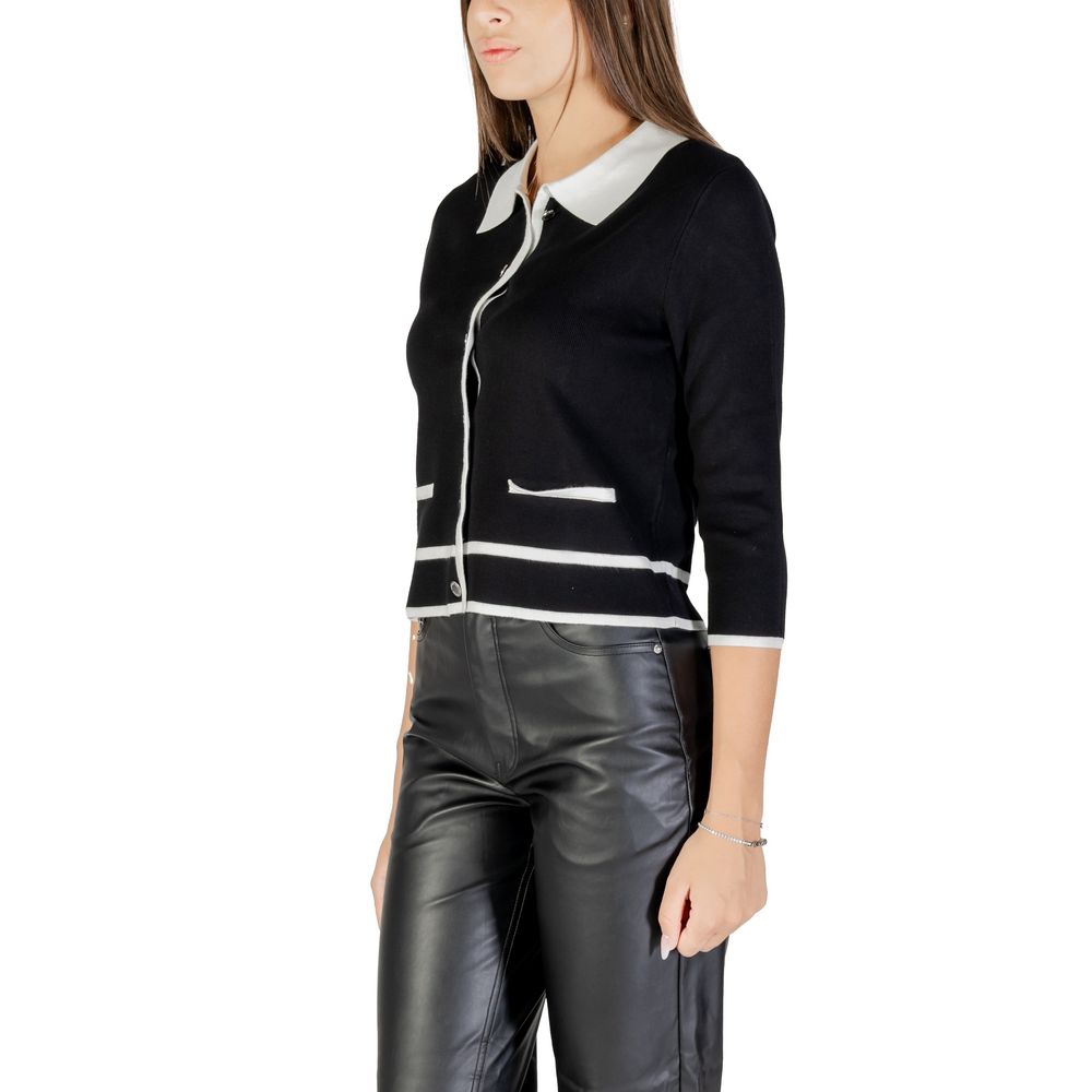 Black And White Viscose Sweatshirt