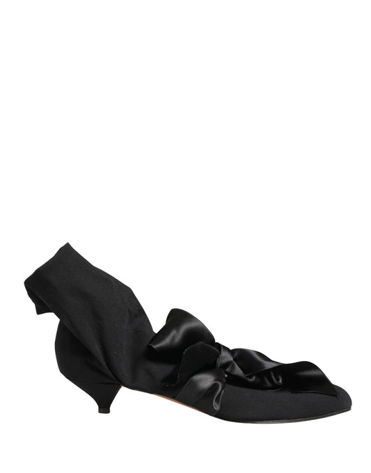 Black Suede Ankle Boots Shoes