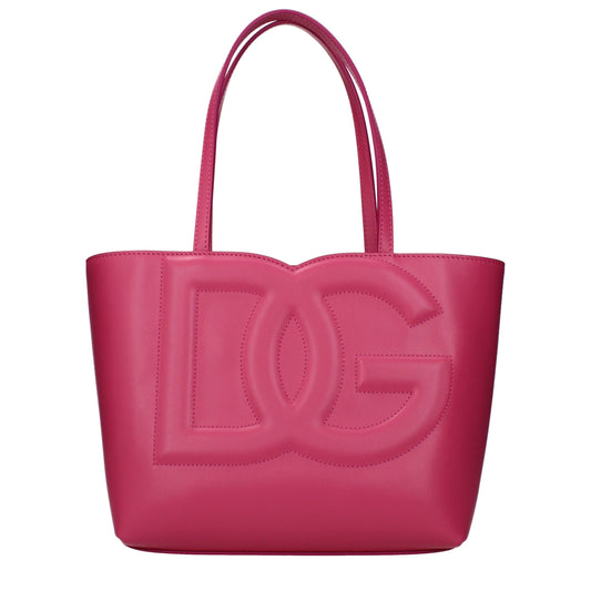 Pink Leather Handbag