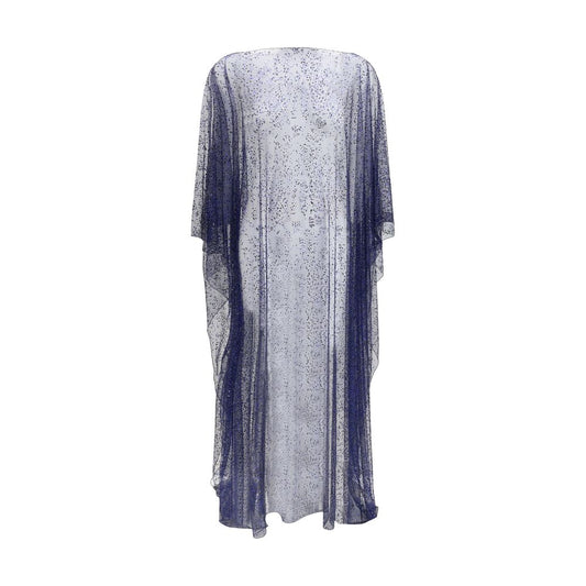 Blue Polyamide Poncho