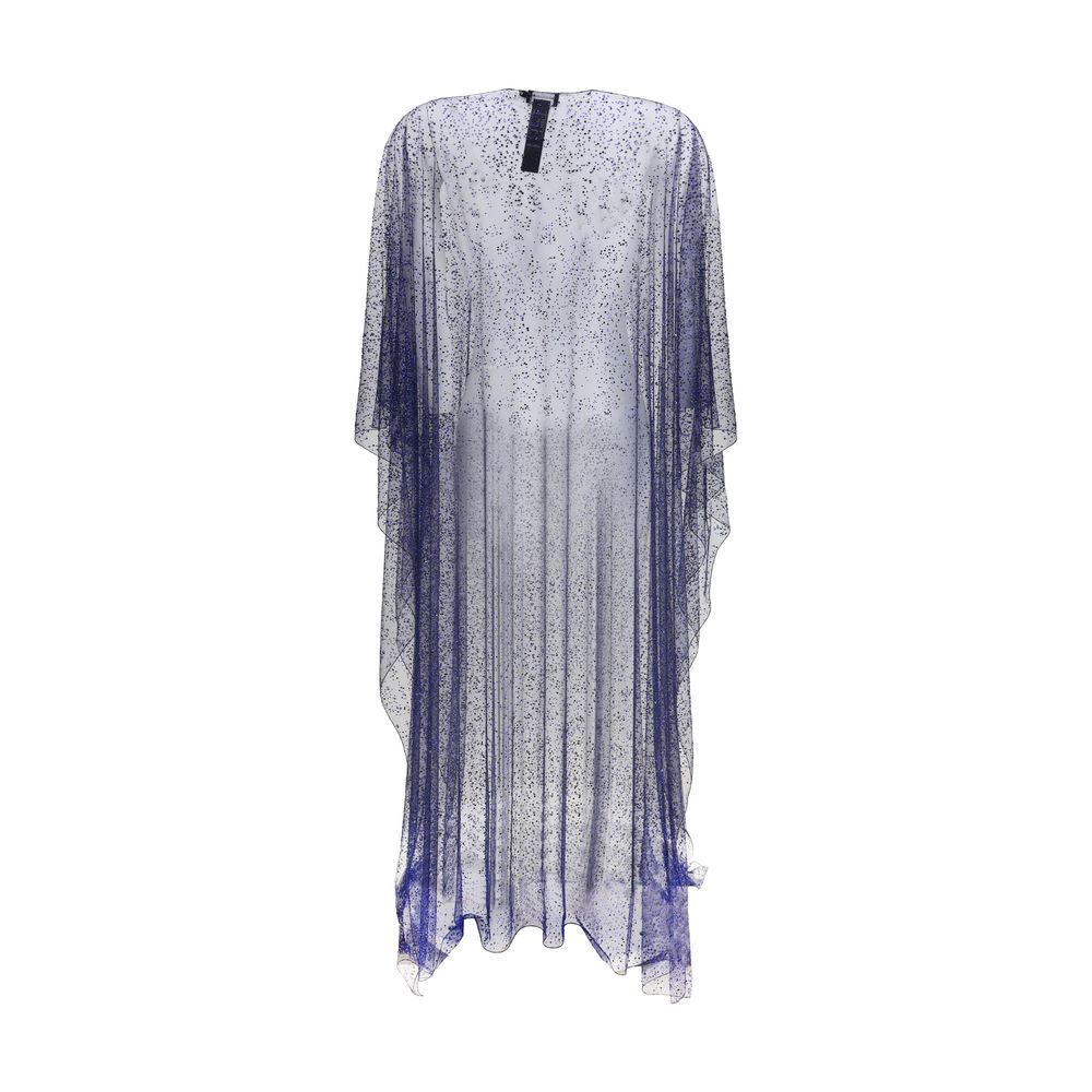 Blue Polyamide Poncho