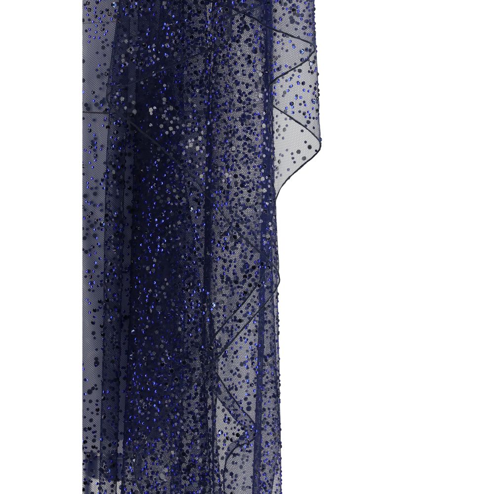 Blue Polyamide Poncho