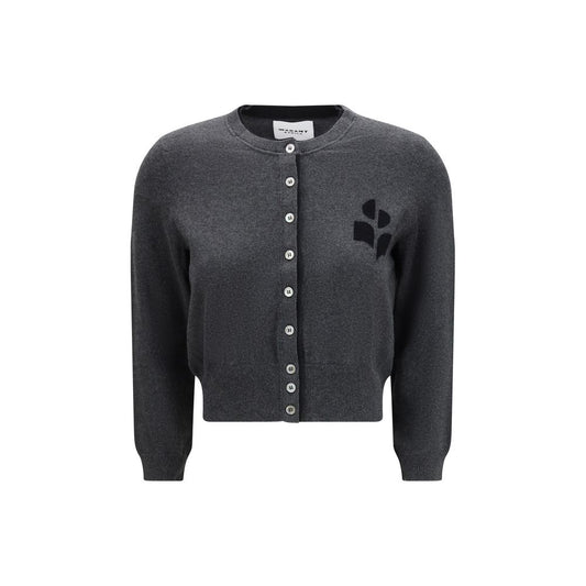 Gray Cotton Cardigan