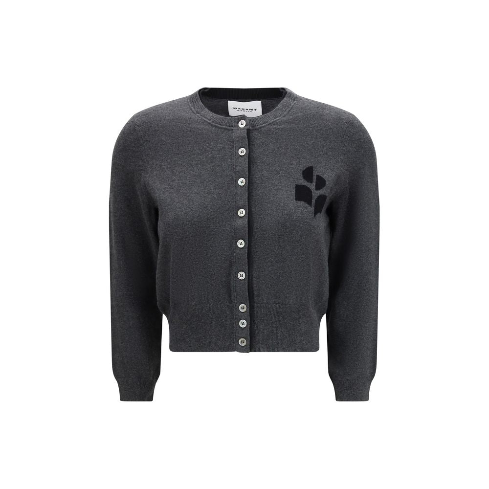 Gray Cotton Cardigan