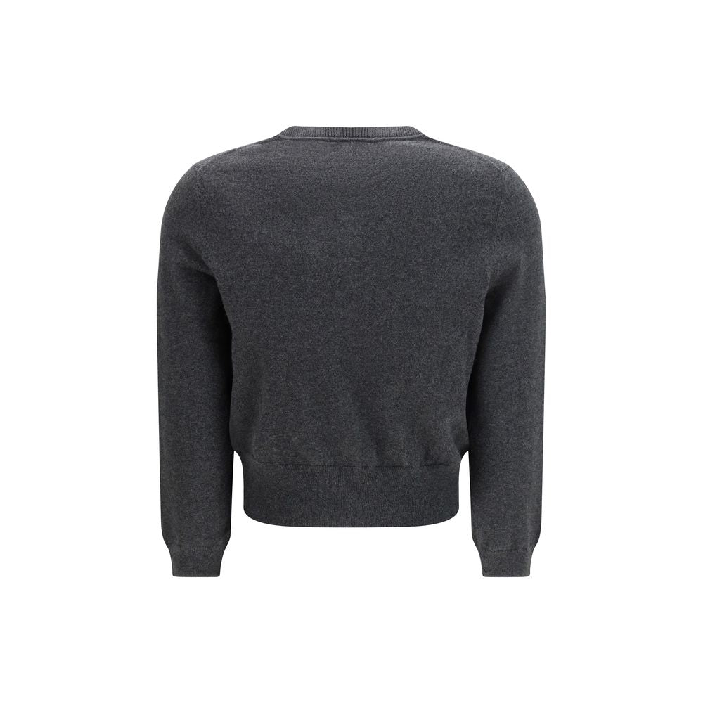 Gray Cotton Cardigan