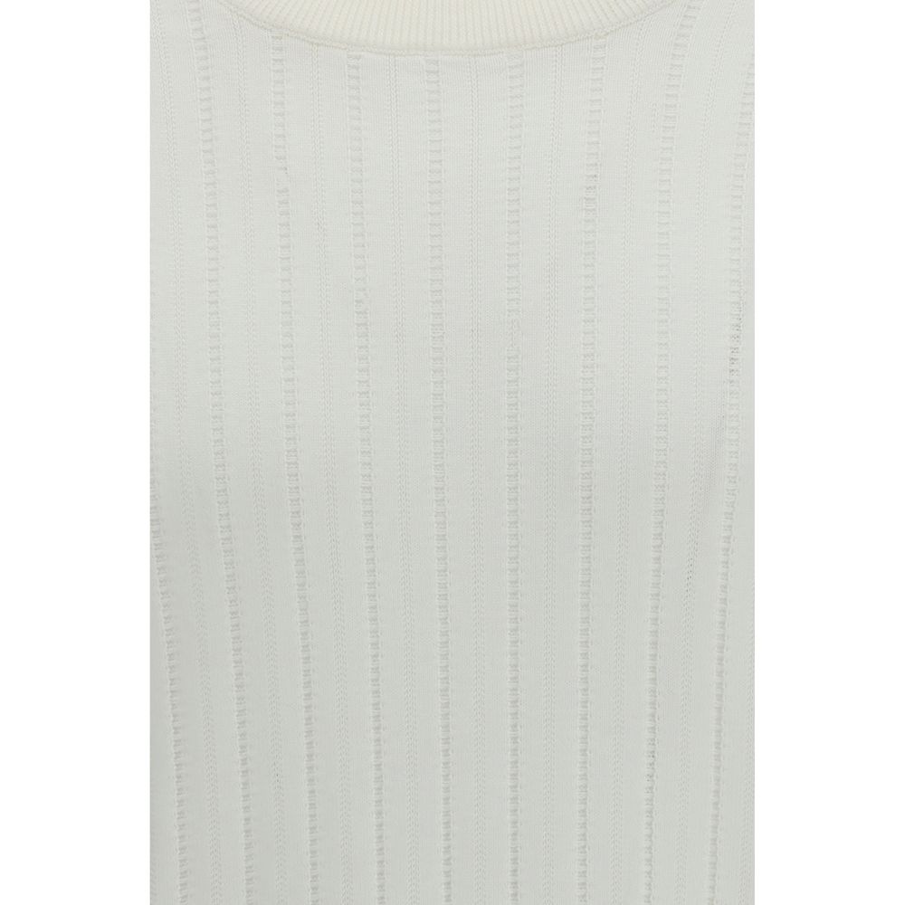 White Cotton Sweatshirt