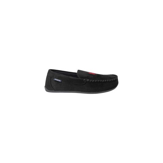 Black Faux Fur Slippers