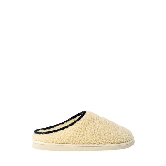 Beige Cotton Slippers