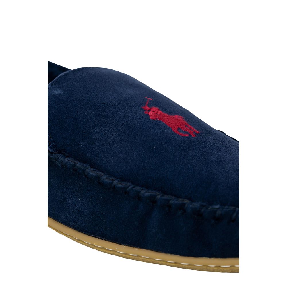Blue Faux Fur Slippers