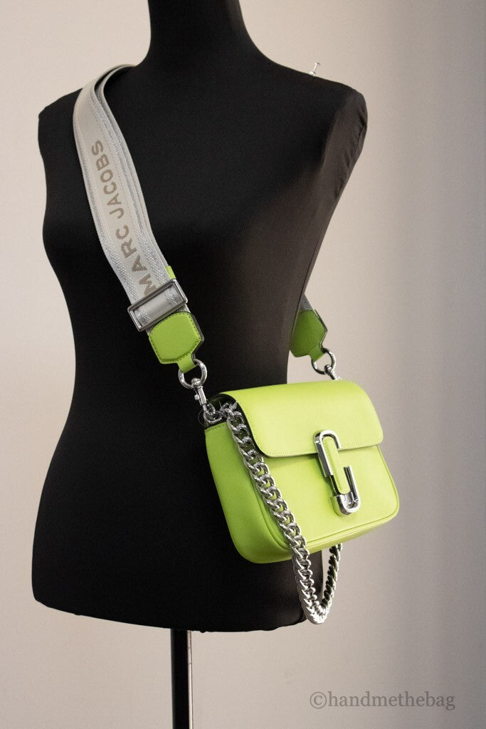 Marc Jacobs Womens The J Marc Shoulder Bag Green Glow H956L01PF22-325 One Size