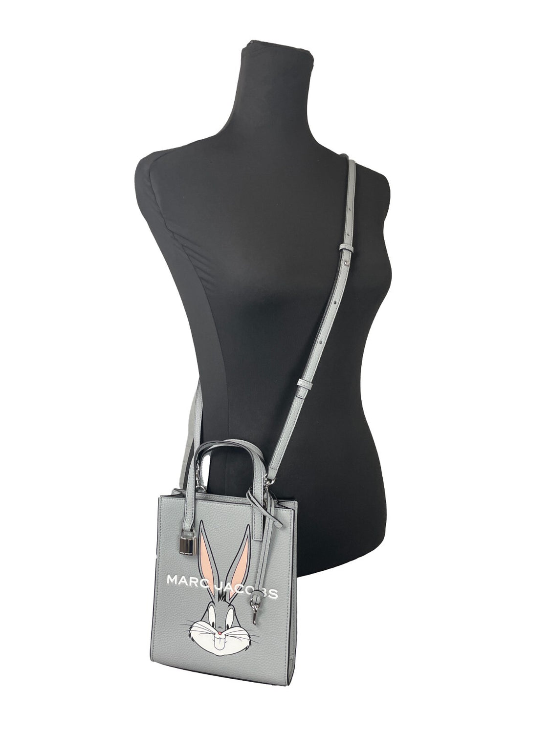 Marc Jacobs X Looney Tunes Bugs Bunny Mini Grind Pebbled Leather Crossbody Bag