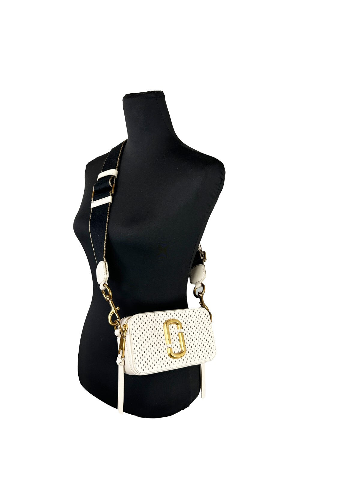 Marc Jacobs The Snapshot Perforated Crossbody Bag