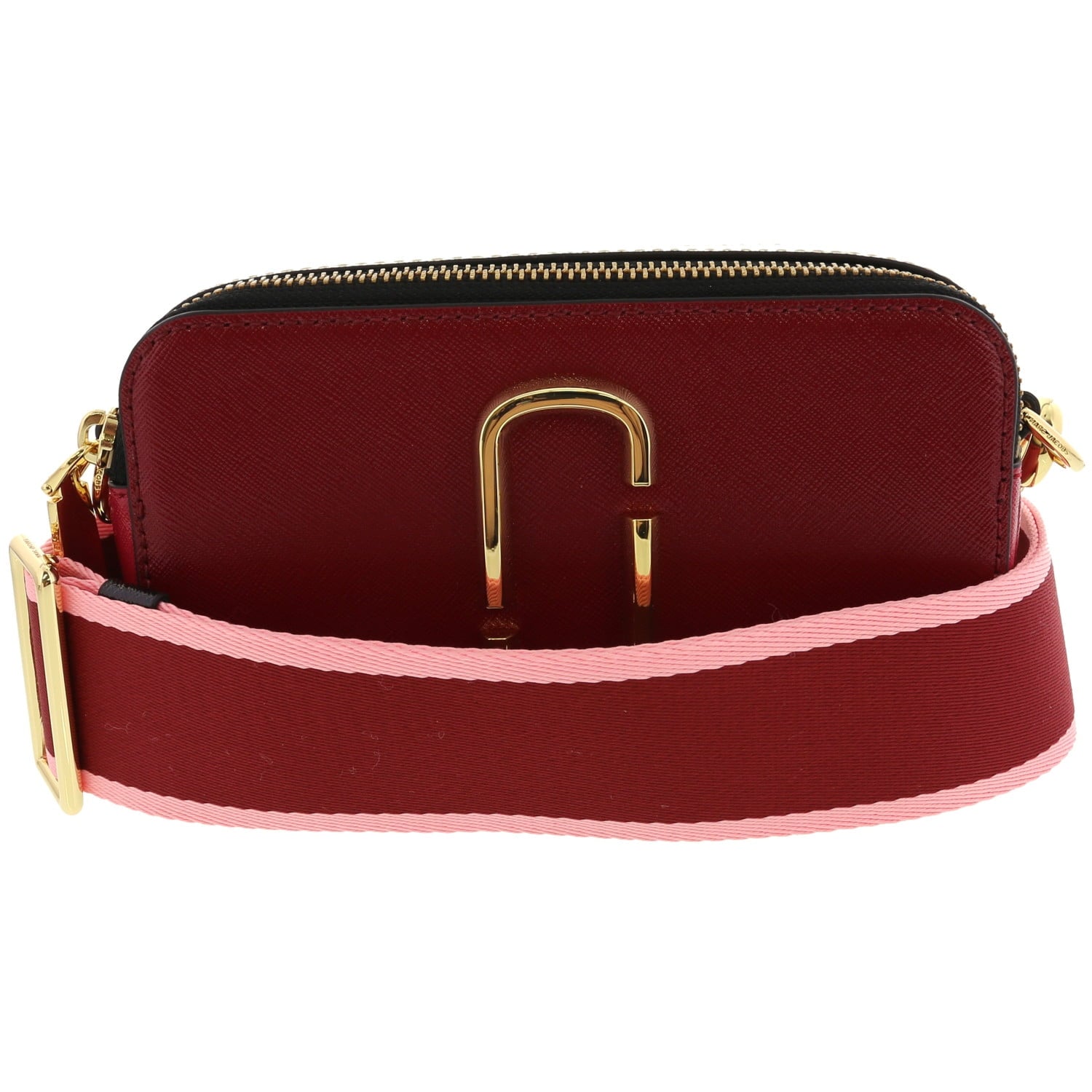 Marc Jacobs Snapshot Leather Shoulder Bag - Red Multi