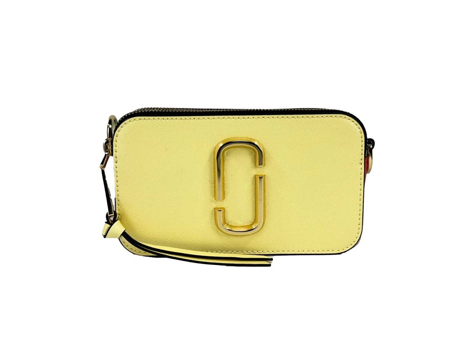 Marc Jacobs The Snapshot Crossbody Bag (Pastel Yellow Multi)