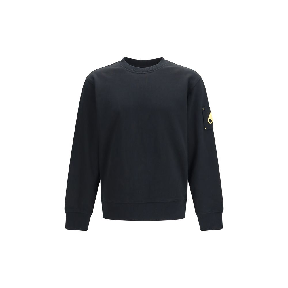 Black Cotton Sweatshirt