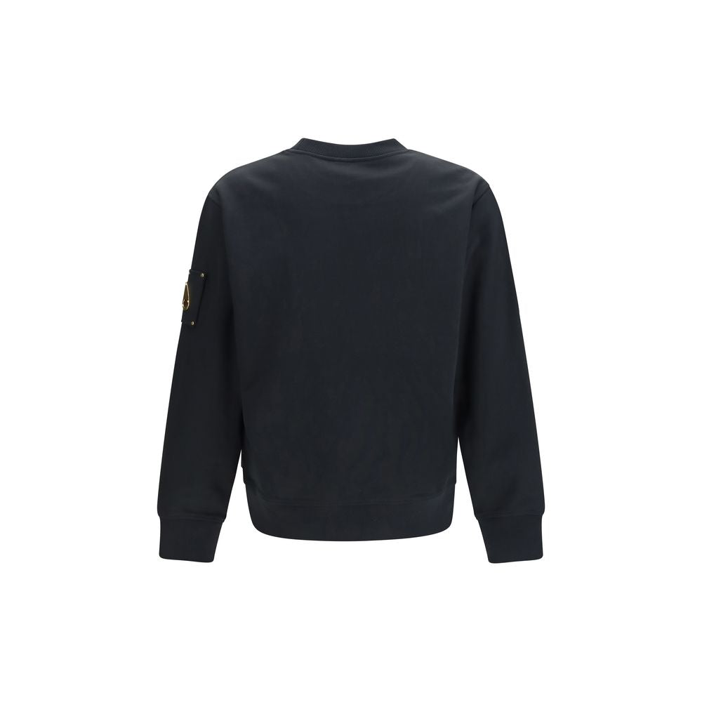 Black Cotton Sweatshirt