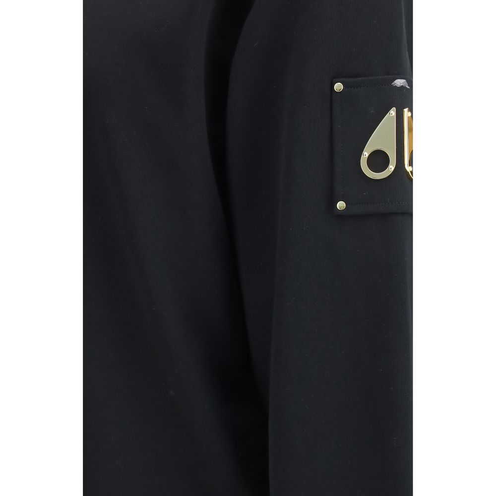 Black Cotton Sweatshirt